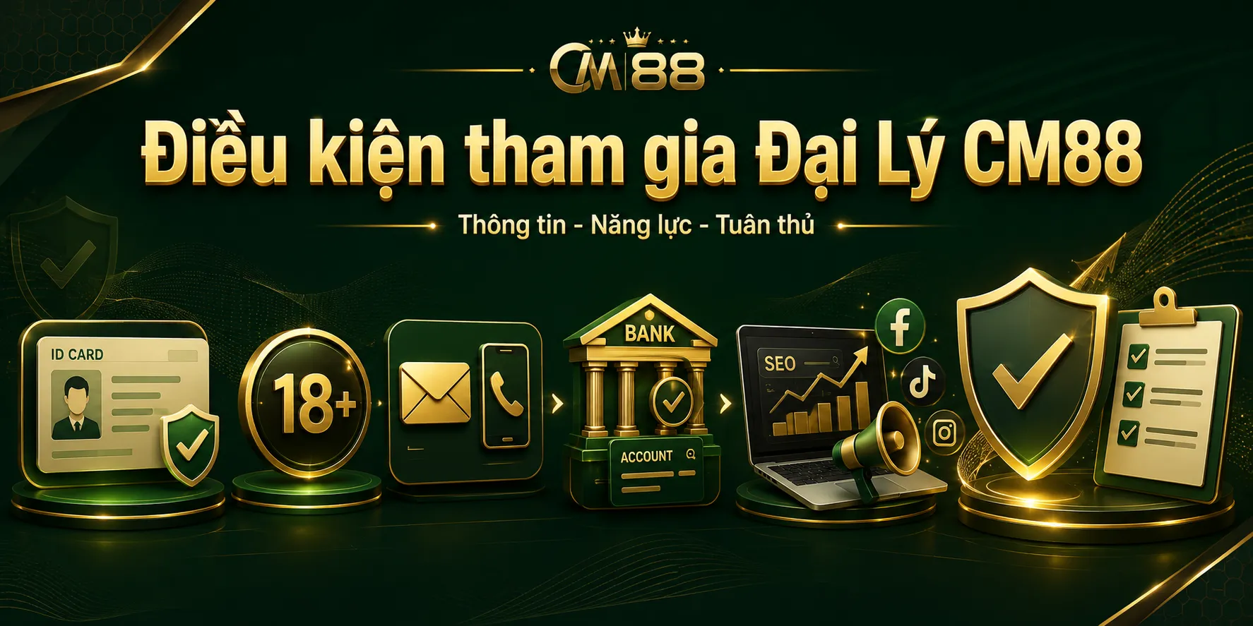 Điều kiện tham gia làm đại lý CM88 thành công